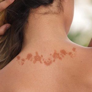 Azalea Henna Tattoo Stencil